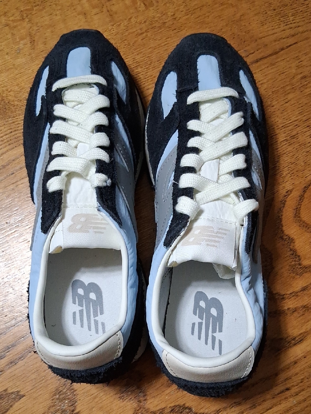 NEW BALANCE US Women 6 SPRUCE UNISEX 4.5 Ice Blue  Sneakers Black Grey NEW 471 - Picture 6 of 8